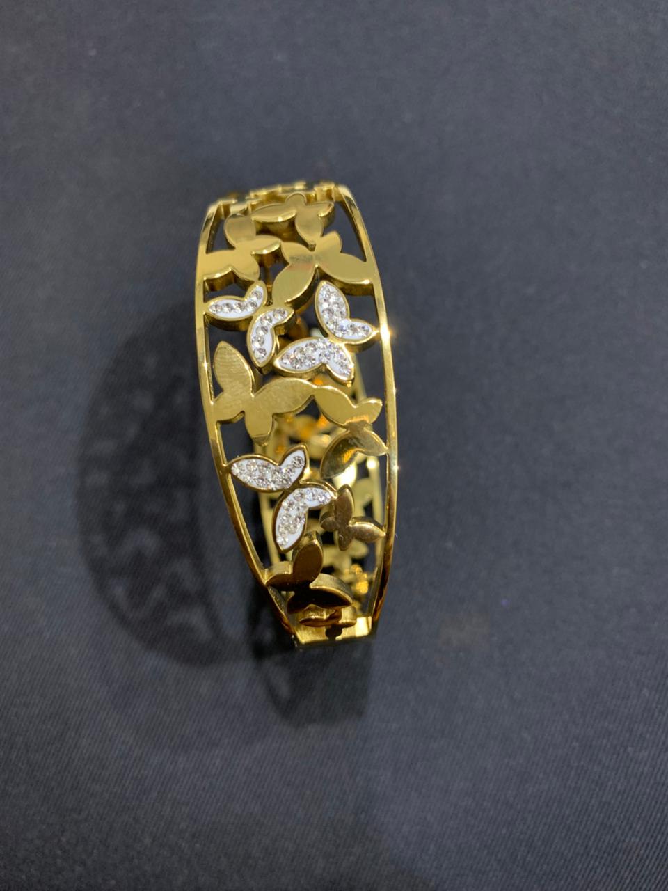 Luxury Butterfly Stone Handcuff
